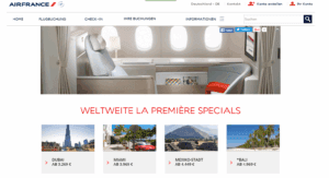 Распродажа Air France La Premiere из Германии