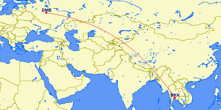 Thai Airways возобновляет полеты из Бангкока в Москву