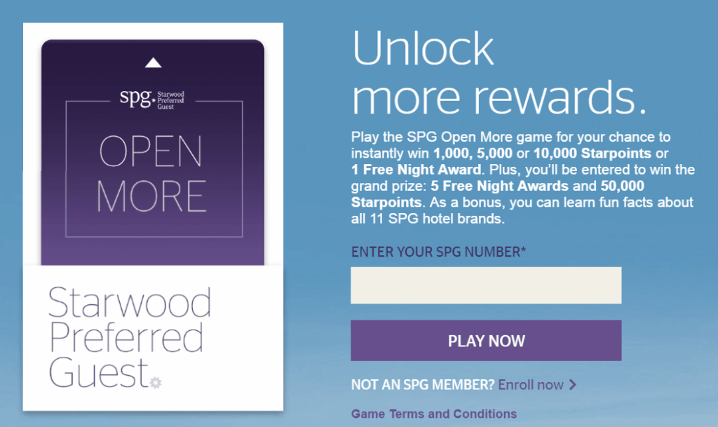 starwood lottery 2