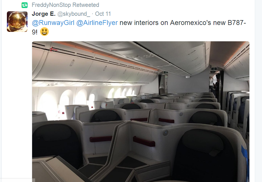 Aeromexico представит новый бизнес-класс?