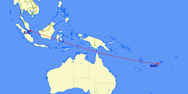 Бизнес-класс Fiji Airways: Сингапур – Фиджи за 1 250 €