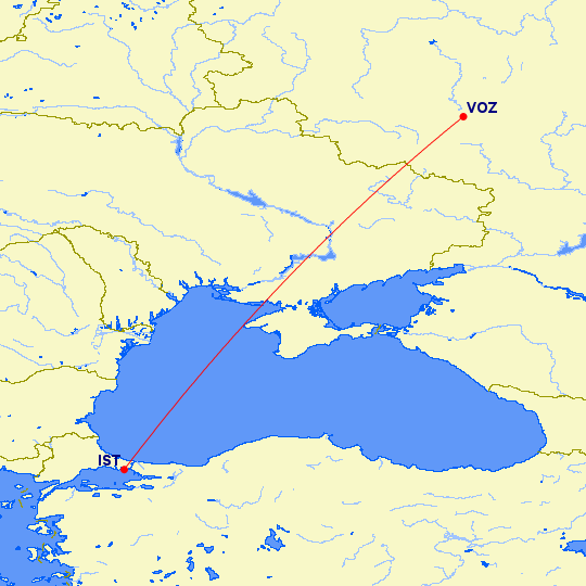 Turkish Airlines будет летать в Воронеж с 4 апреля