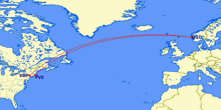 Norwegian начинает летать в США из Бергена