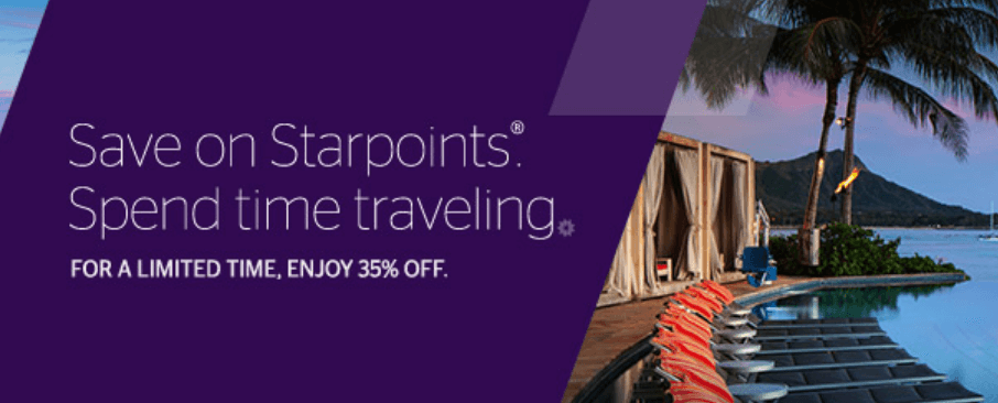 Распродажа SPG Starpoints со скидкой 35%