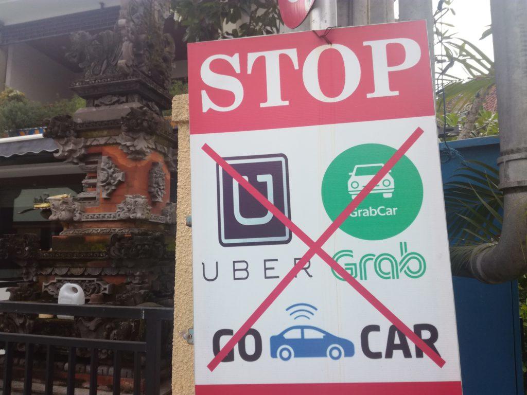 Работает ли Uber на Бали?