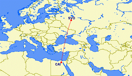 Аэрофлот возобновляет полеты в Каир