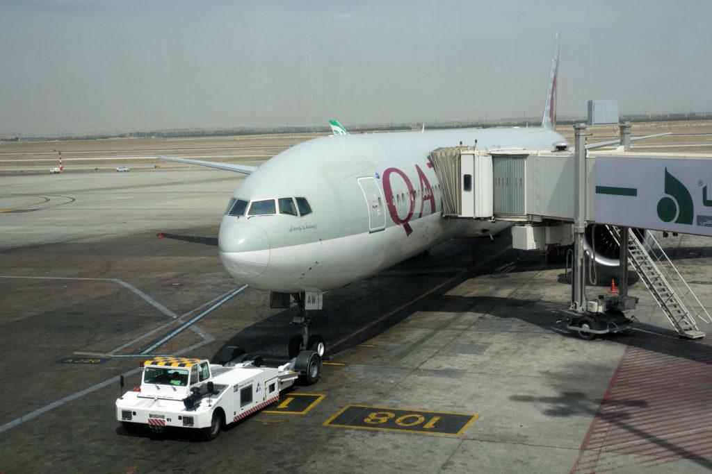 Обзор: Qatar Airways, бизнес-класс (Boeing 777-300ER), Тегеран – Доха