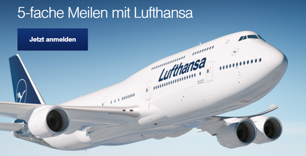 В 5 раз больше миль Miles&More на рейсах Lufthansa!